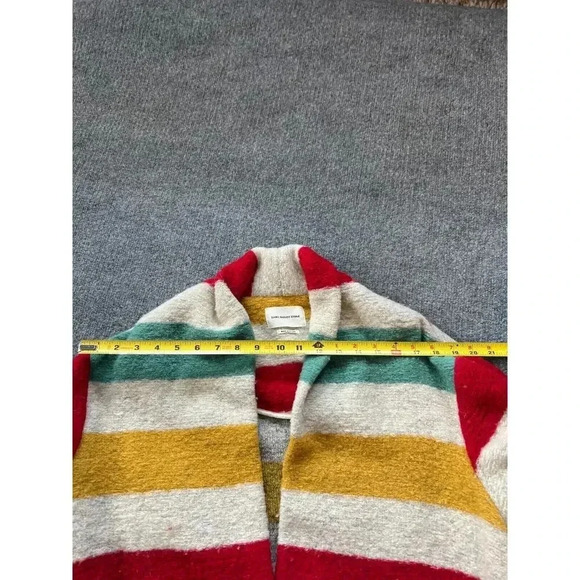 Isabel Marant Etoile Womens Multicolor Gabrie Striped Wool Coat Jacket S… - Picture 12 of 16